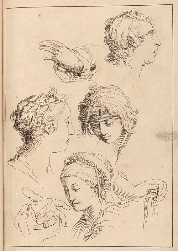 Sketches Of Heads And Hands 2
