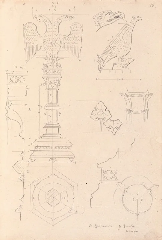 Sketches Volume Three Wall Art by Augustus Pugin - High-Resolution Digital Print
