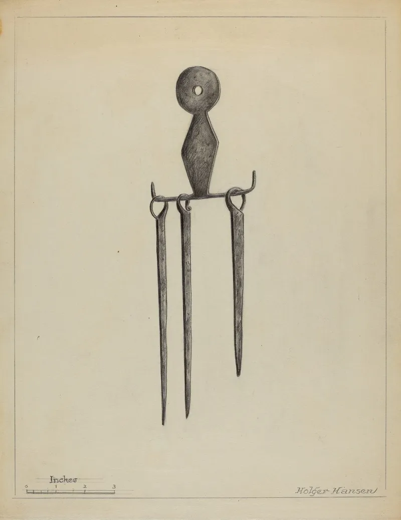 Skewers And Holder 6