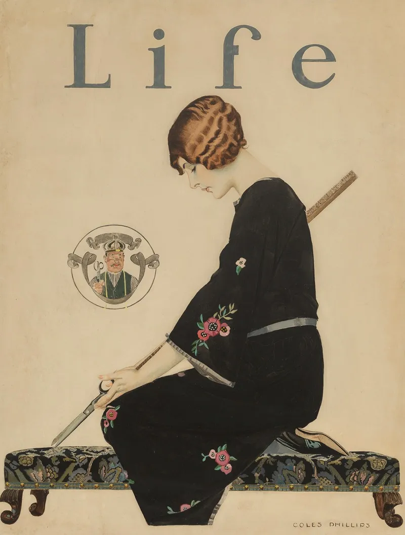 Skirts Will Be Shorter This Fall Wall Art by Coles Phillips - High-Resolution Digital Print