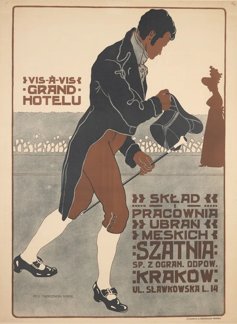 Sklad Ubran Meskich Szatnia Wall Art by Karol Tchórzewski - High-Resolution Digital Print