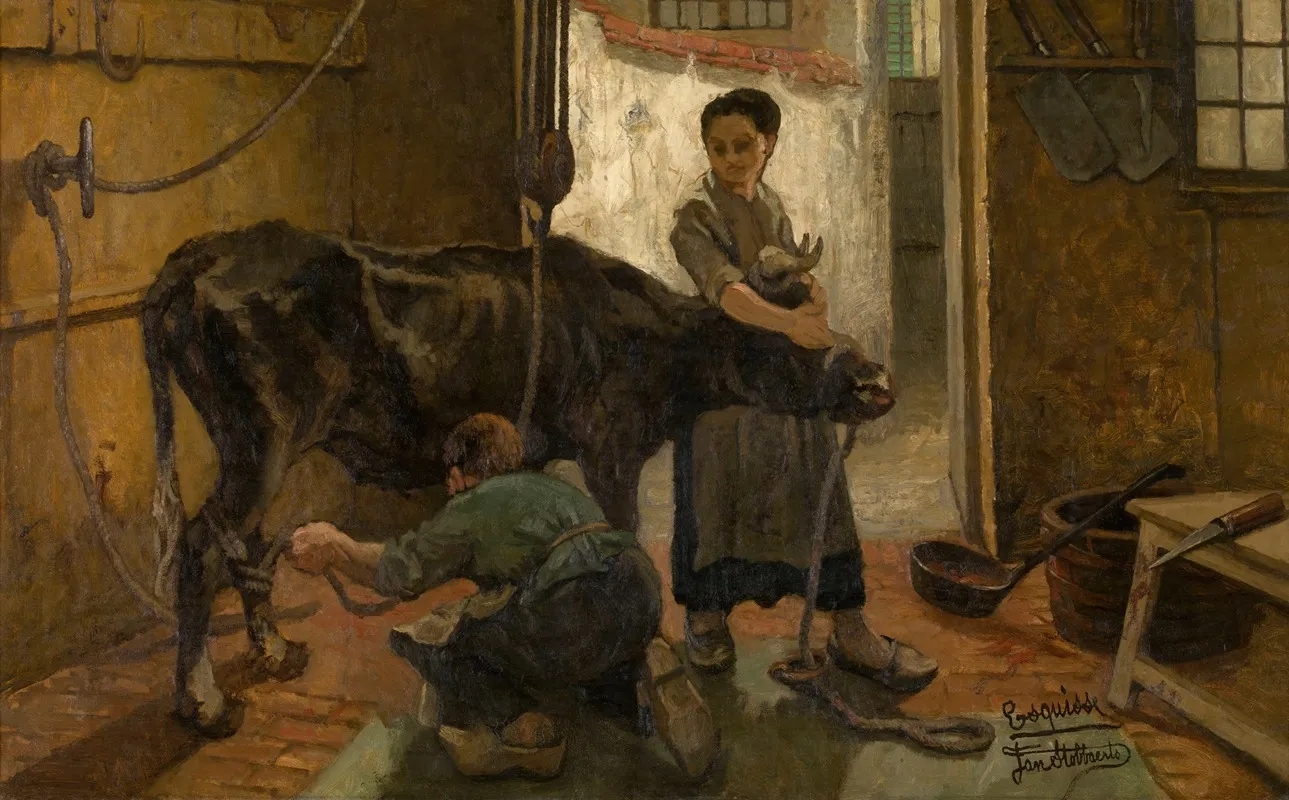 Slaughterhouse 2 Wall Art by Jan Stobbaerts - High-Resolution Digital Print
