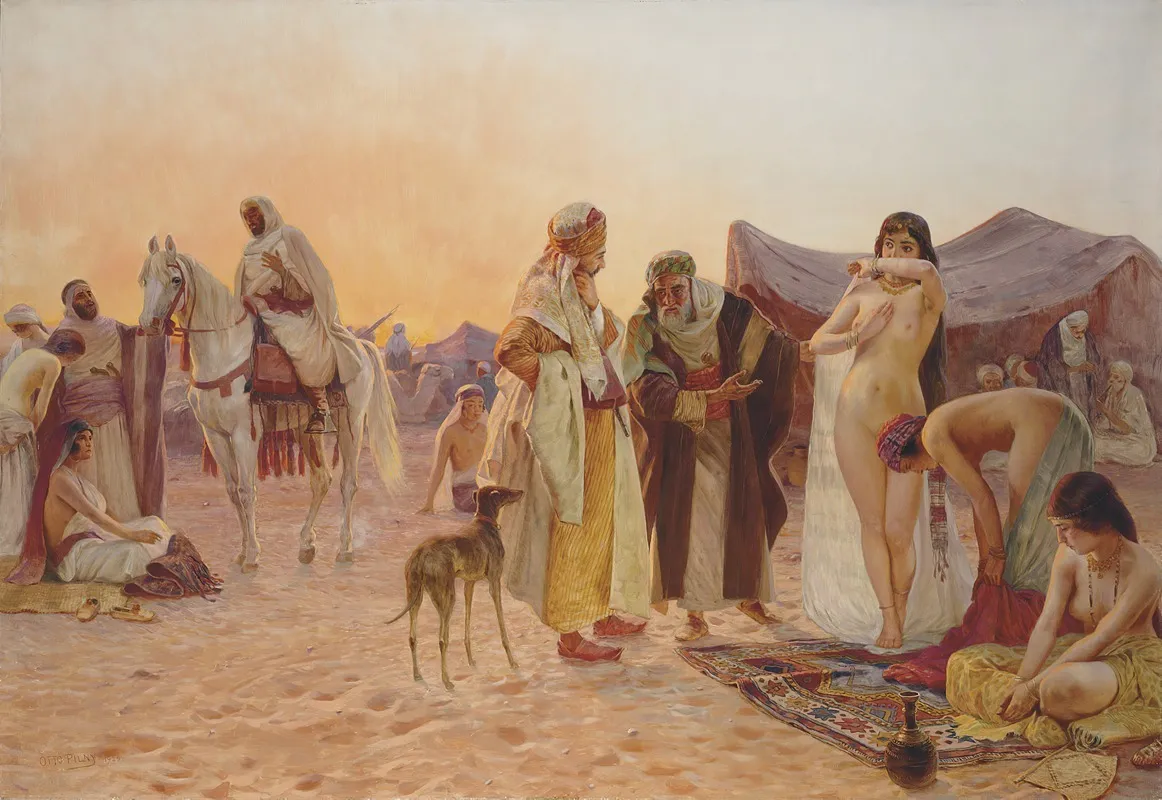 Slave Market Wall Art by Otto Pilny - High-Resolution Digital Print