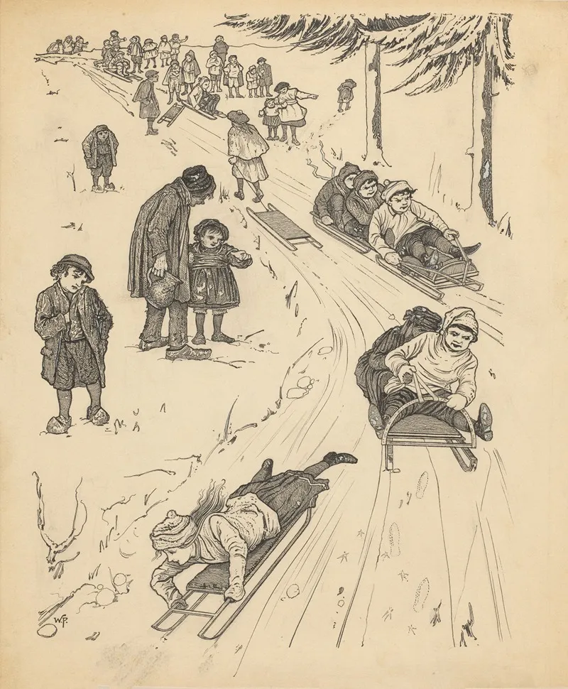 Sleeende Kinderen 2 Wall Art by Willem Pothast - High-Resolution Digital Print