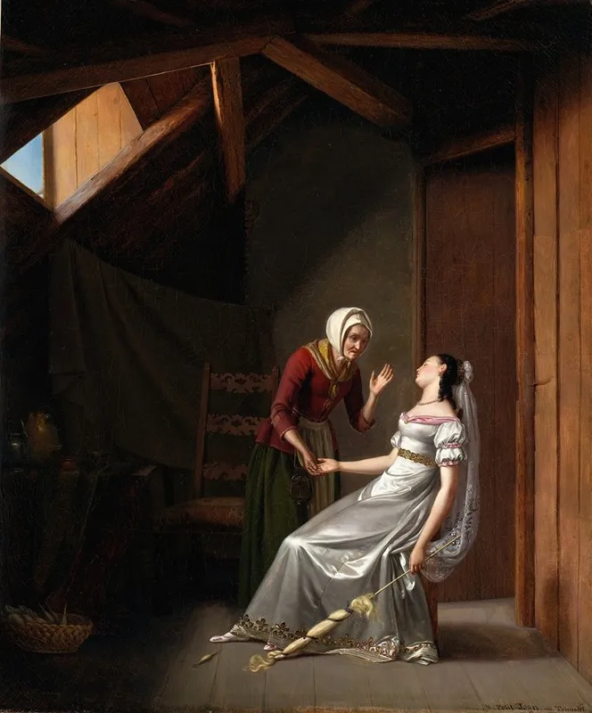 Sleeping Beauty 2 Wall Art by Marie Antoinette Victoire Petit-Jean - High-Resolution Digital Print