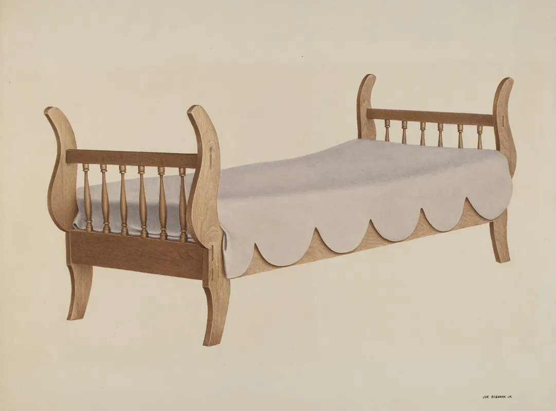 Sleigh Bed Wall Art by Joe Brennan - High-Resolution Digital Print