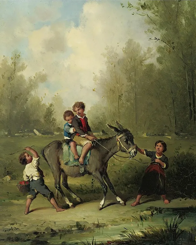 Slight Progress Wall Art by François-Louis Lanfant De Metz - High-Resolution Digital Print