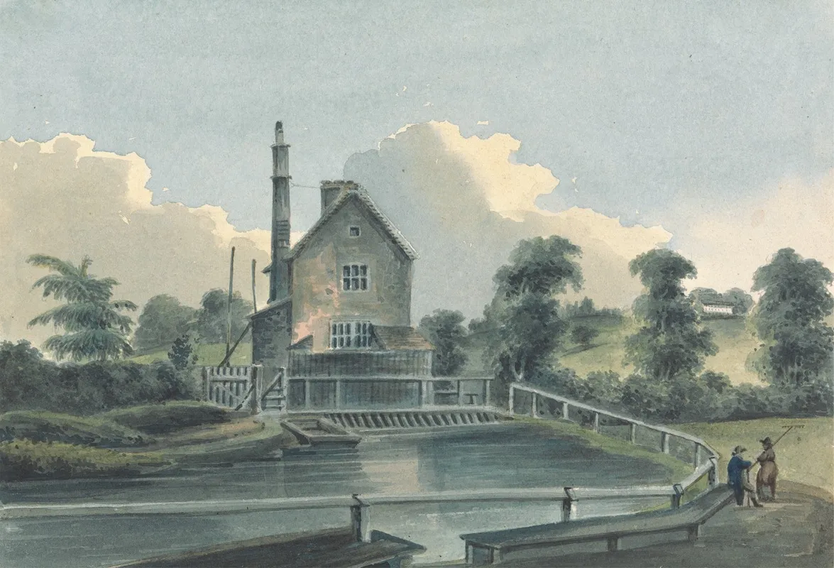 Sluice House Hornsey Middlesex Wall Art by John Hassell - High-Resolution Digital Print