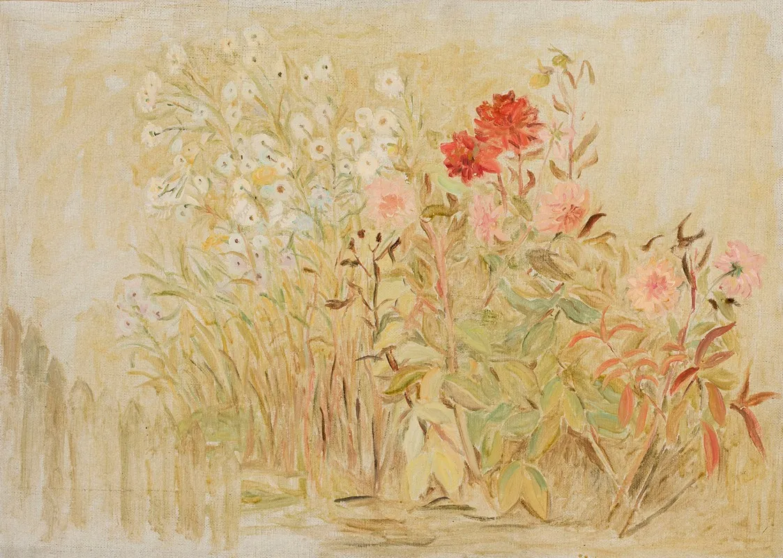 Small Garden Wall Art by Tadeusz Makowski - High-Resolution Digital Print