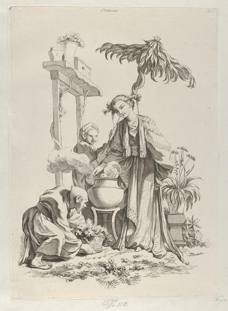 Smell 3 Wall Art by François Boucher - High-Resolution Digital Print