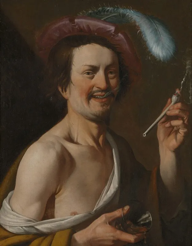 Smoker Wall Art by Aelbert Jansz. van der Schoor - High-Resolution Digital Print