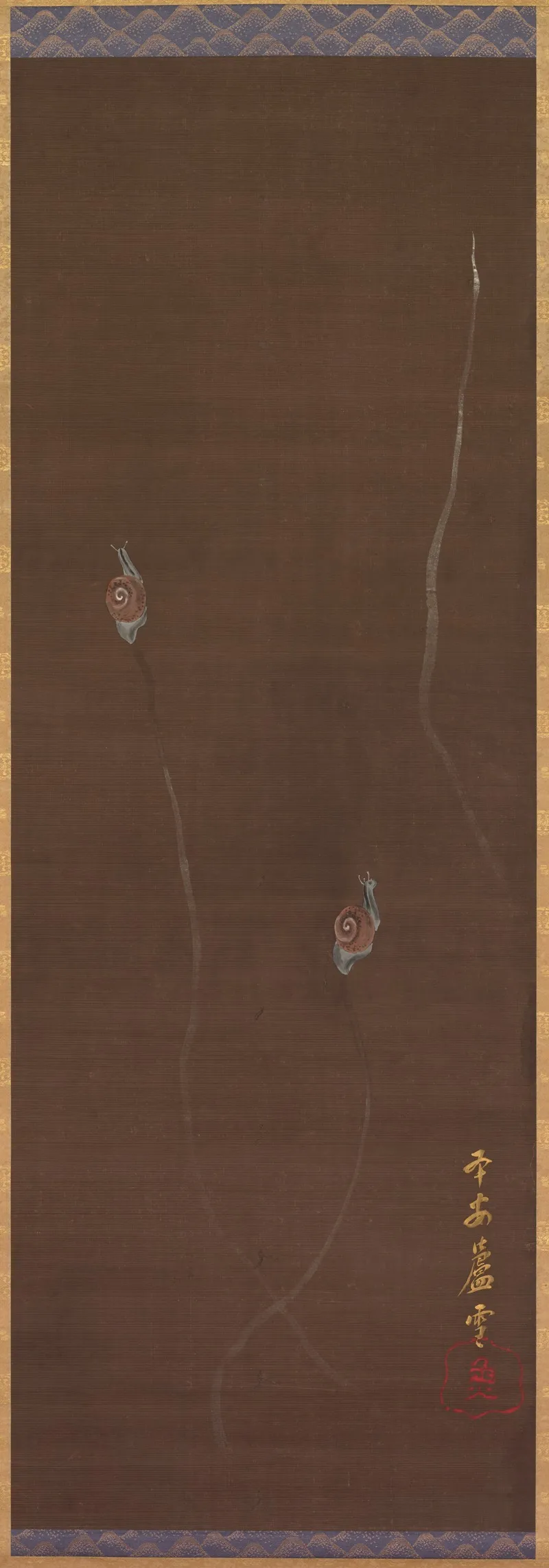 Snails Wall Art by Nagasawa Rosetsu - High-Resolution Digital Print