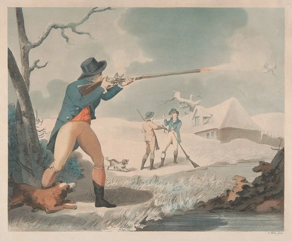 Snipe Shooting 5 Wall Art by George Morland - High-Resolution Digital Print