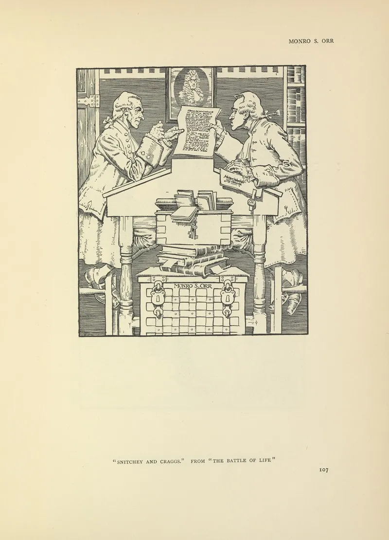 Snitchey And Craggs The Battle Of Life Wall Art by Monro Scott Orr - High-Resolution Digital Print
