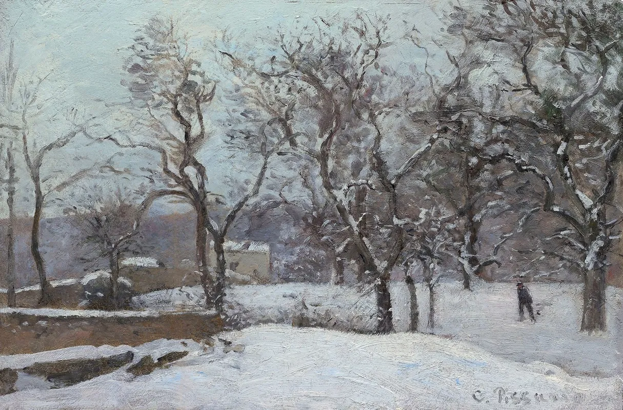 Snow At Louveciennes 2