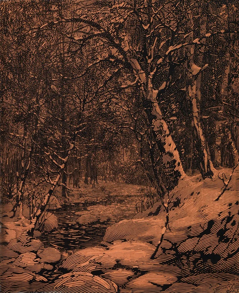 Snowbound Wall Art by Macowin Tuttle - High-Resolution Digital Print