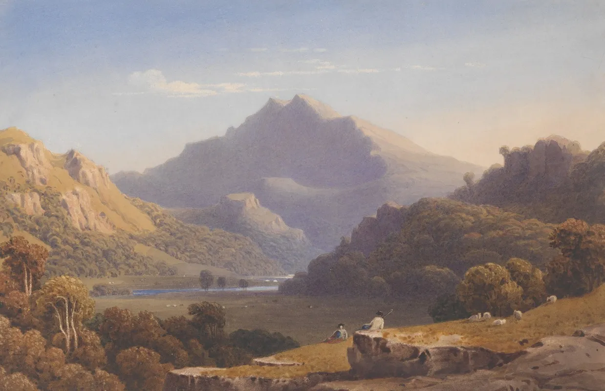 Snowdon From Llyn Nantlle North Wales