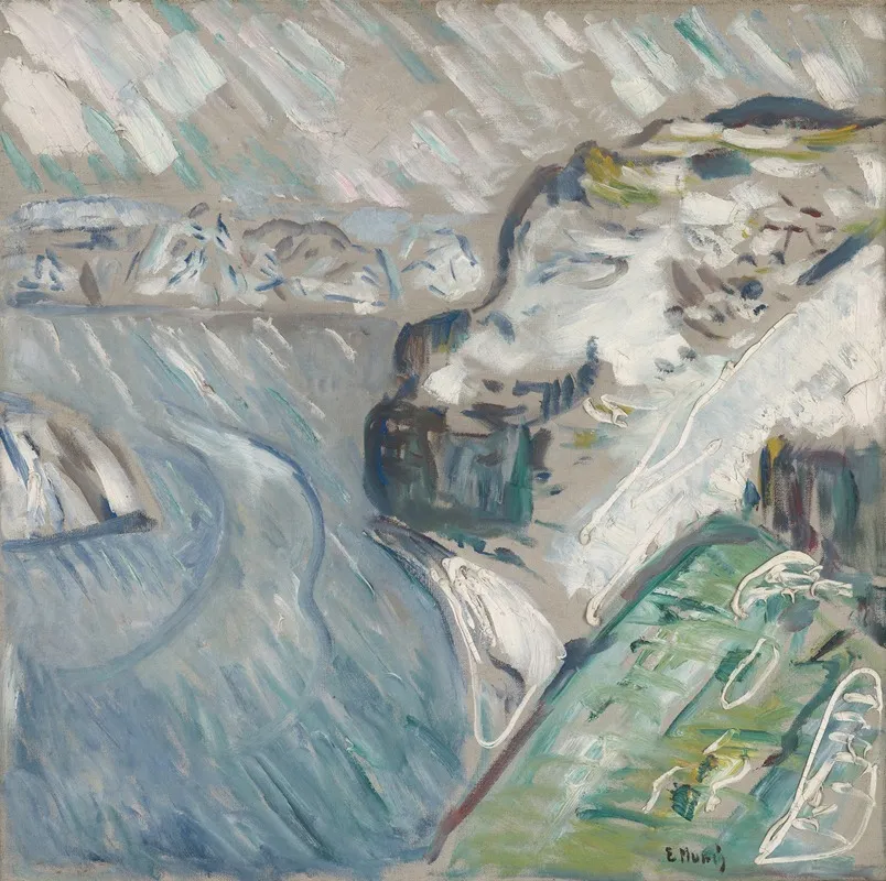 Snowstorm By The Sea