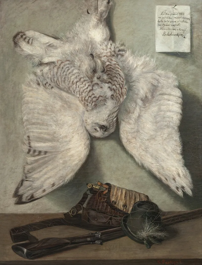 Snowy Owl Wall Art by Karel Purkyně - High-Resolution Digital Print