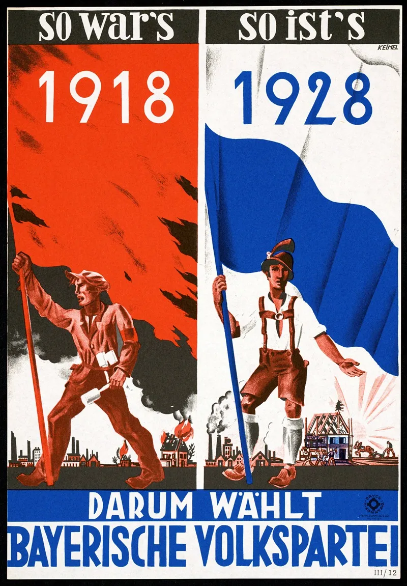 So Wars 1918 So Ists Wall Art by Hermann Keimel - High-Resolution Digital Print