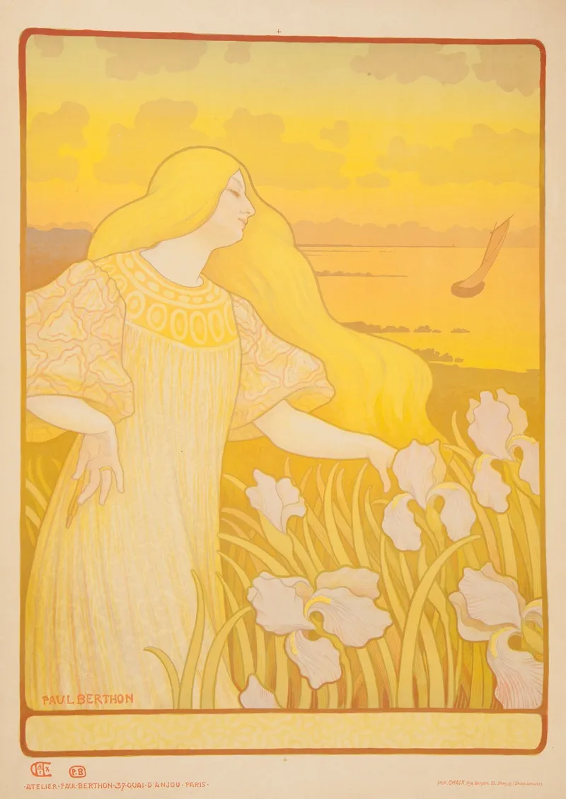 Societe Des Amis Des Arts De La Manche Wall Art by Paul Berthon - High-Resolution Digital Print