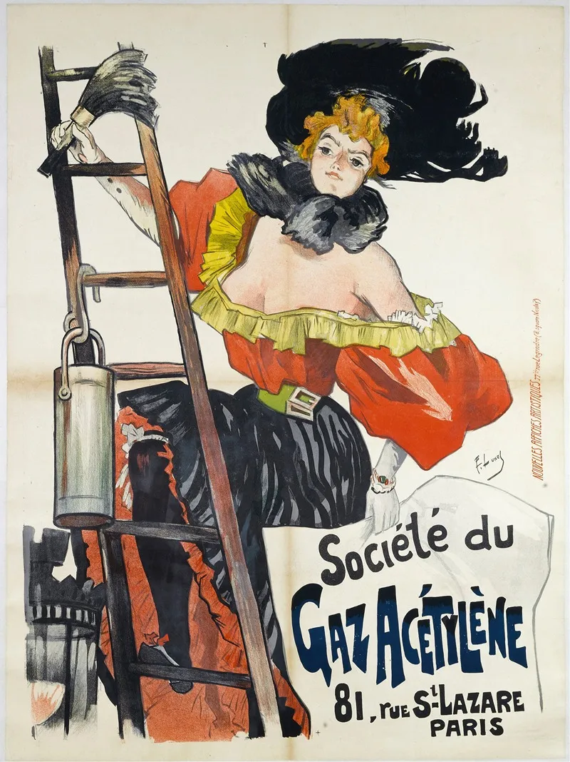 Societe Du Gaz Acetylene 2 Wall Art by Ferdinand Lunel - High-Resolution Digital Print