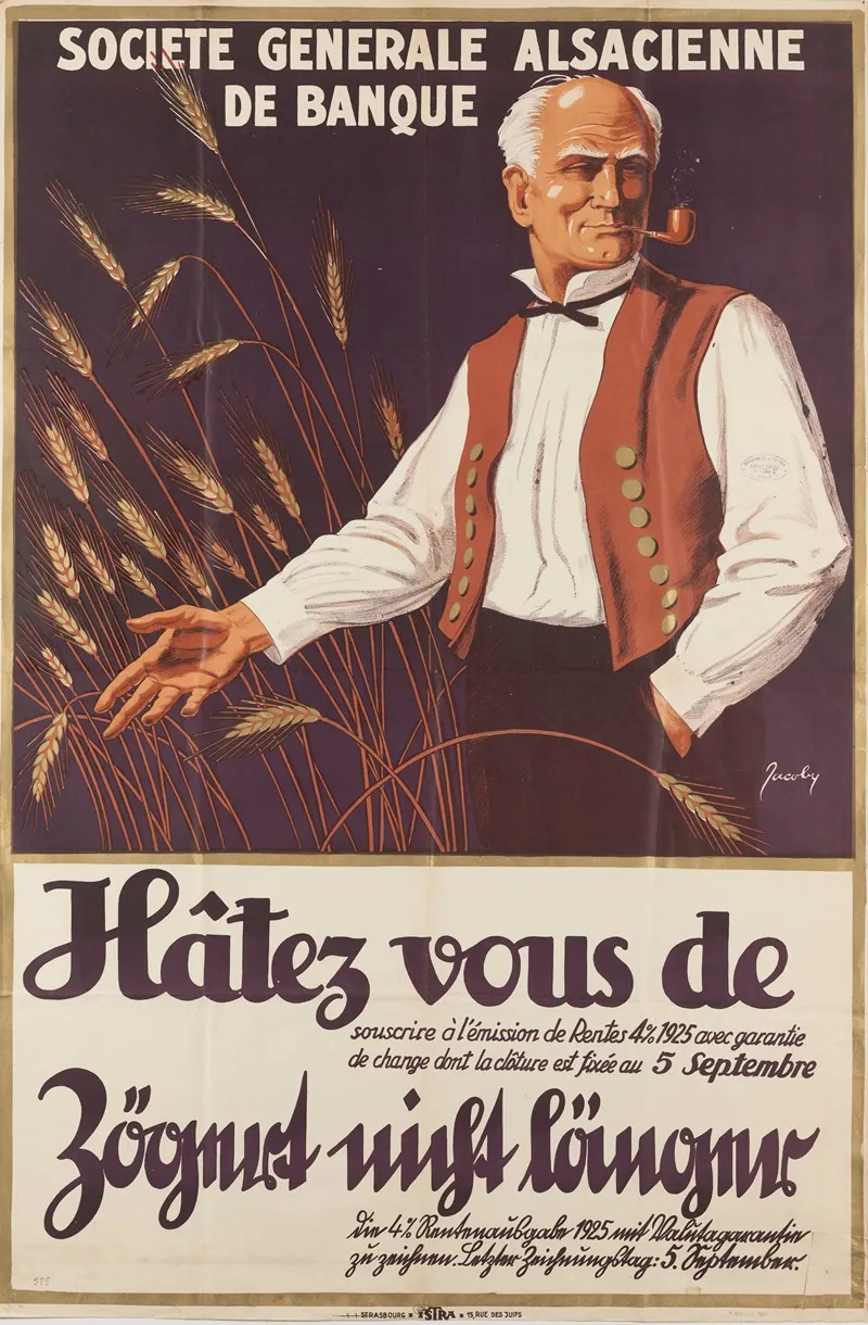 Societe Generale Alsacienne De Banque Hatez Vous De Souscrire A Lemission De Rentes 4