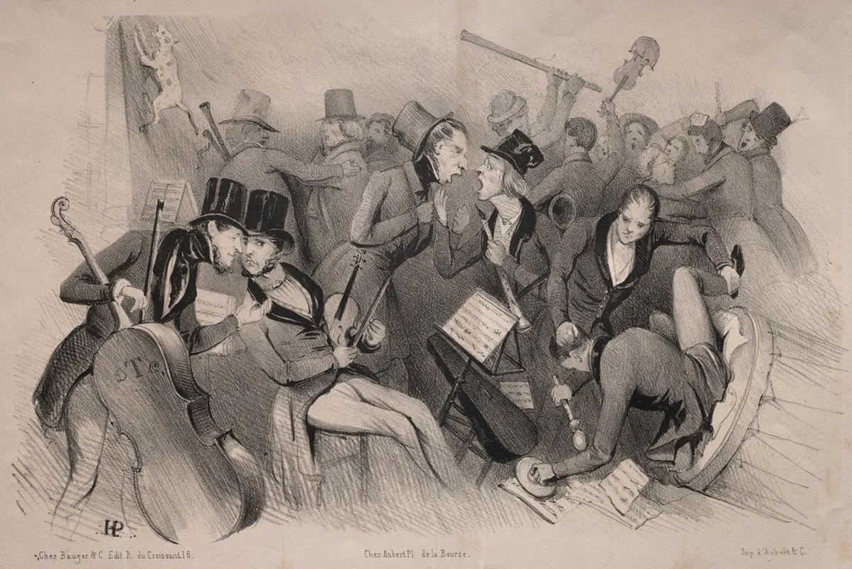Societe Philharmonique De Province Wall Art by Jules Platier - High-Resolution Digital Print