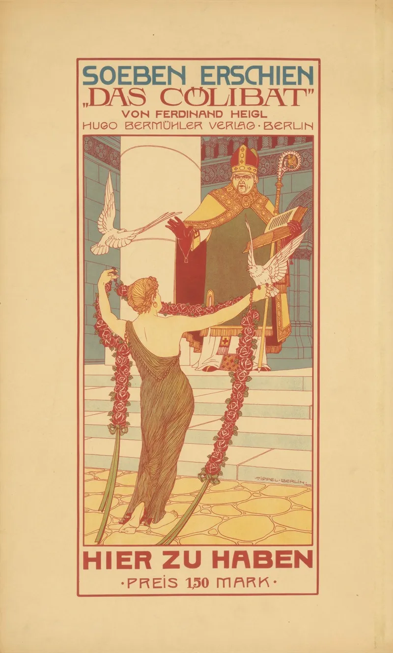 Soeben Erschien Das Colibat Von Ferdinand Heigl Wall Art by Georg Tippel - High-Resolution Digital Print