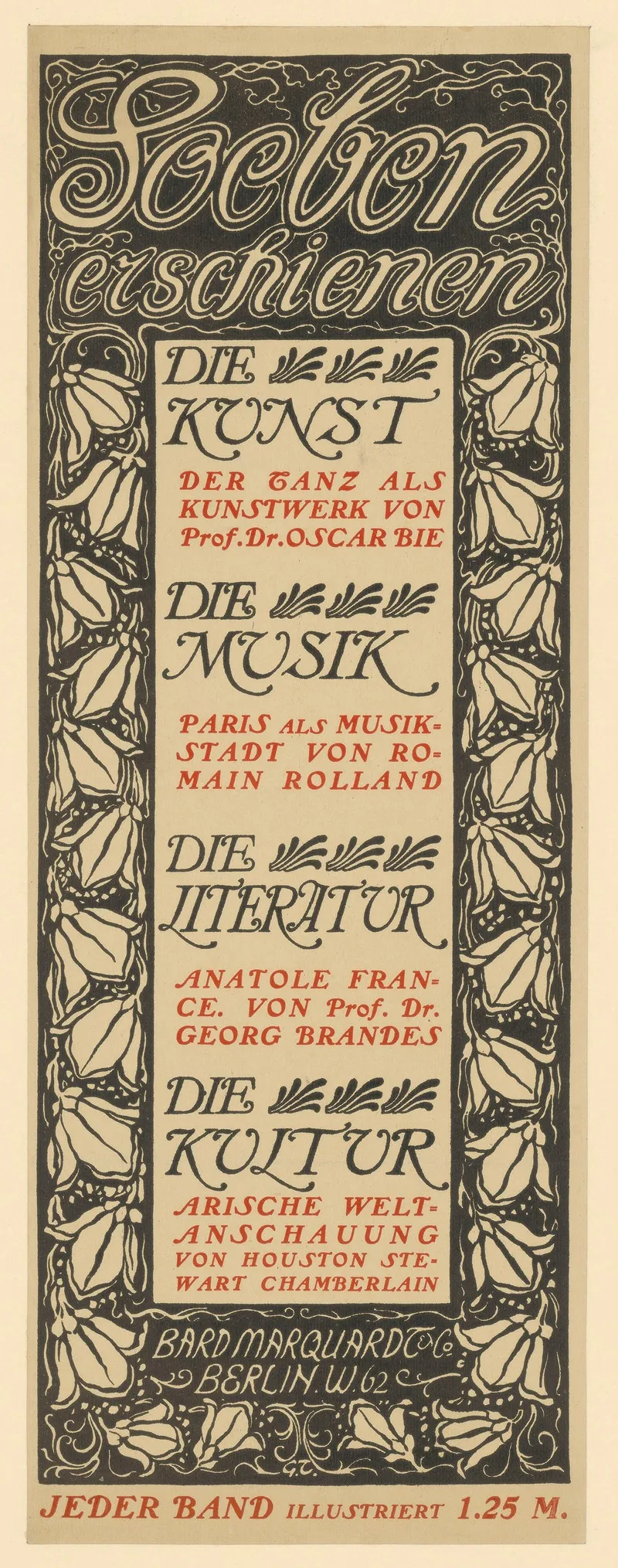 Soeben Erschienen Die Kunst Die Musik Die Literatur Die Kultur Wall Art by Georg Tippel - High-Resolution Digital Print