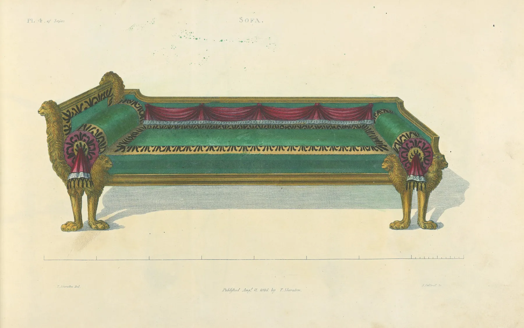 Sofa 3 2 Wall Art by Thomas Sheraton - High-Resolution Digital Print