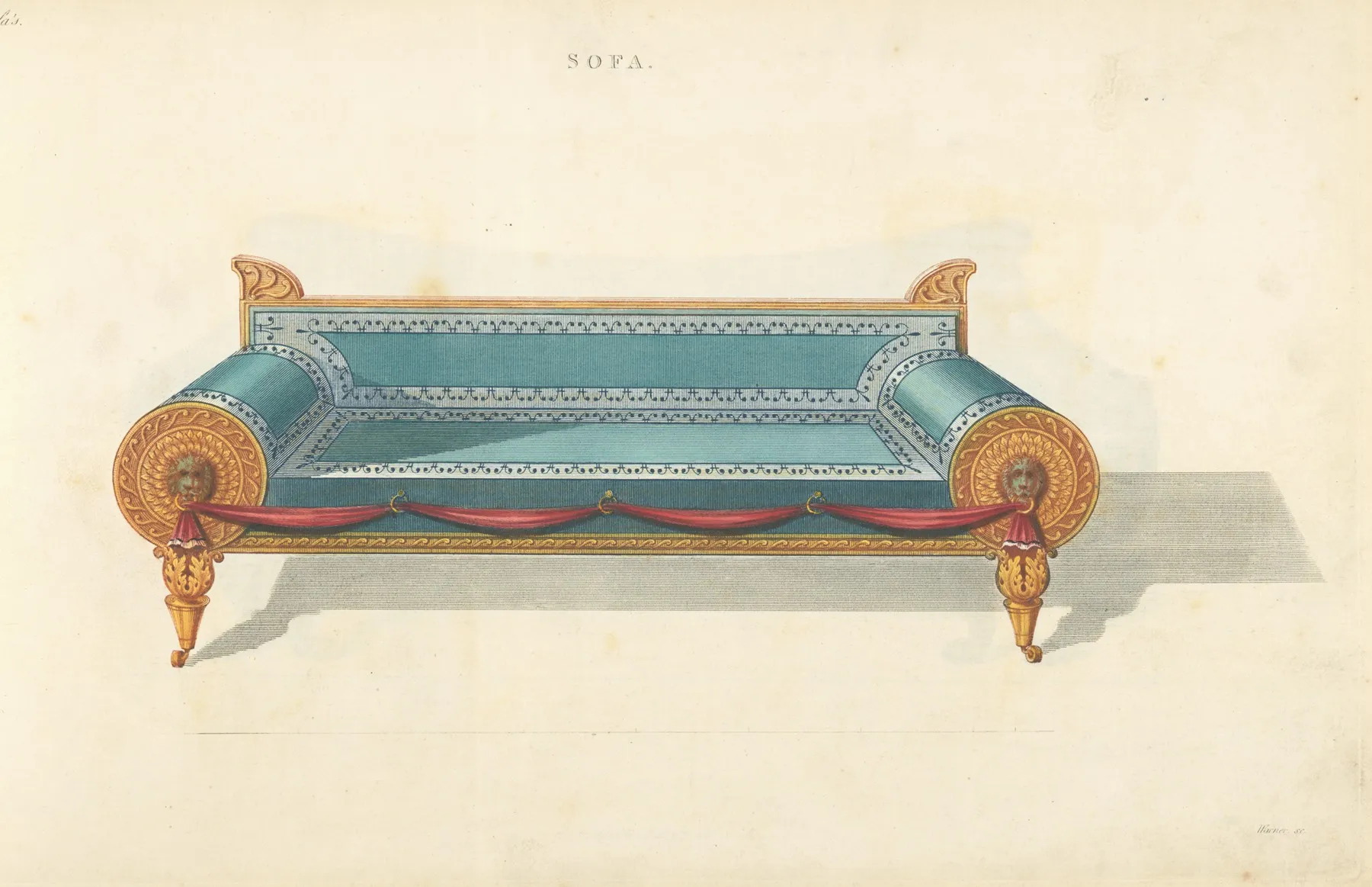 Sofa 49 Wall Art by Thomas Sheraton - High-Resolution Digital Print