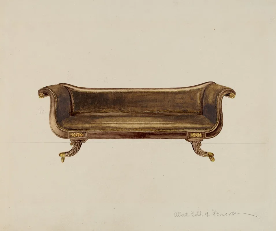 Sofa Wall Art by Albert Gold - High-Resolution Digital Print