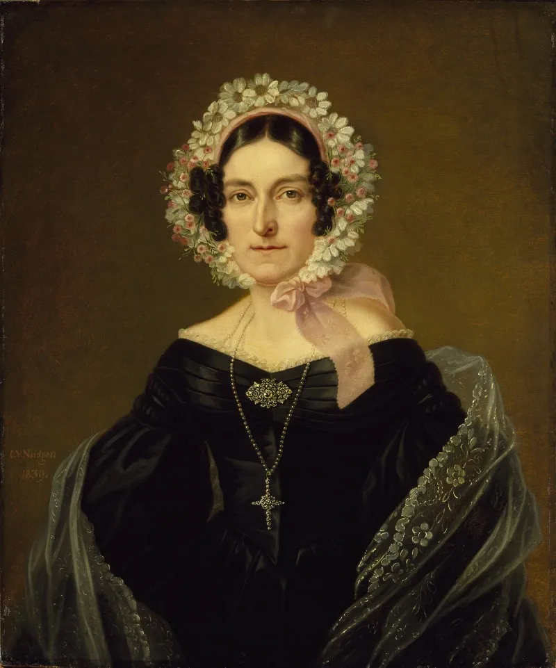 Sofia Magdalena Cantzler Wall Art by Carl Wilhelm Nordgren - High-Resolution Digital Print