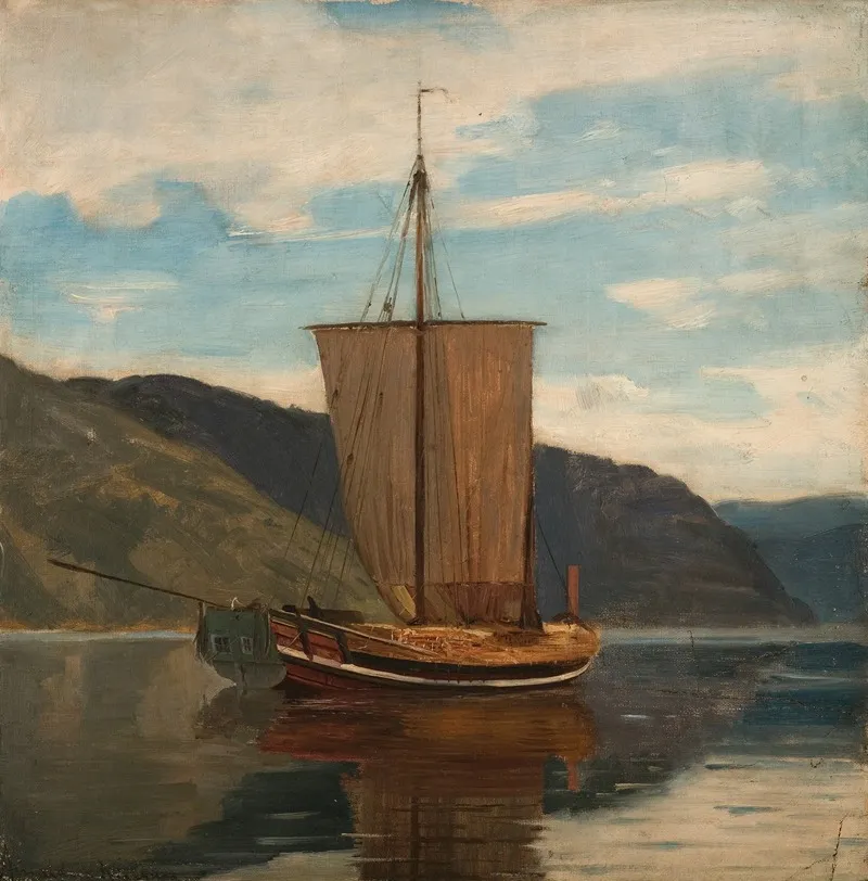 Sognejakt Wall Art by Amaldus Nielsen - High-Resolution Digital Print