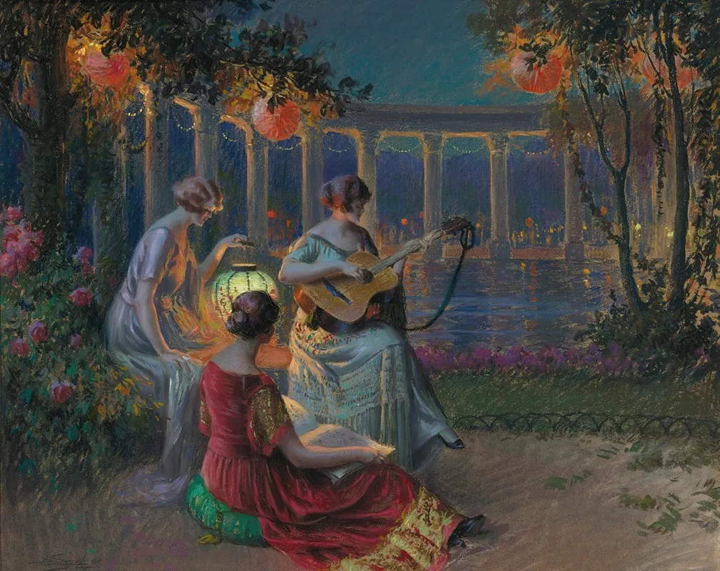 Soir De Fete Wall Art by Delphin Enjolras - High-Resolution Digital Print
