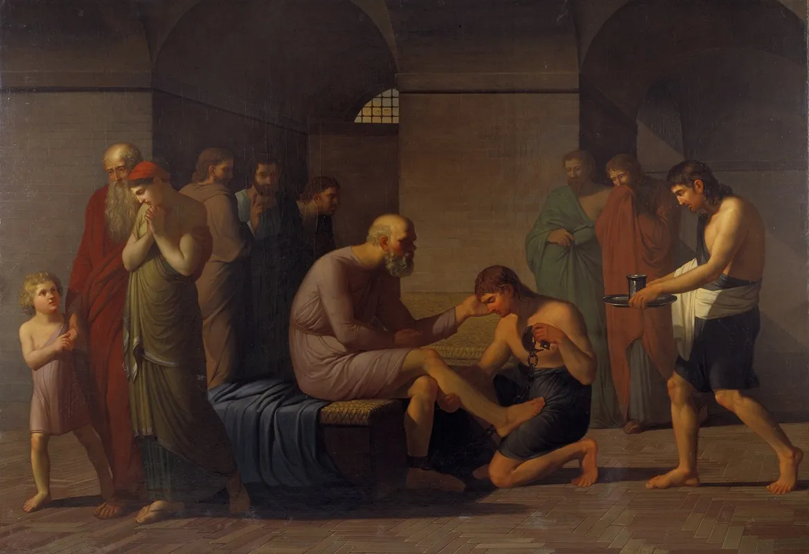 Sokrates Dod Wall Art by C.F. Høyer - High-Resolution Digital Print