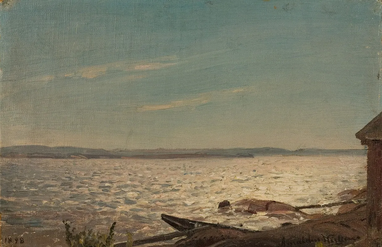 Solskinn Hvaler Wall Art by Amaldus Nielsen - High-Resolution Digital Print