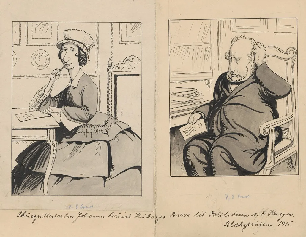 Some Of Johanne Louise Heibergs Letters To Andreas Frederik Krieger Popular Edition