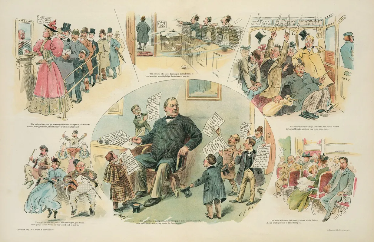 Some People Who Ought To Swear Off This New Years Wall Art by Charles Jay Taylor - High-Resolution Digital Print