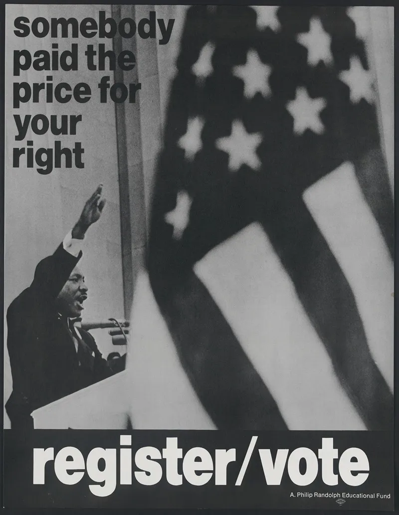 Somebody Paid The Price For Your Right Registervote Wall Art by Anonymous - High-Resolution Digital Print