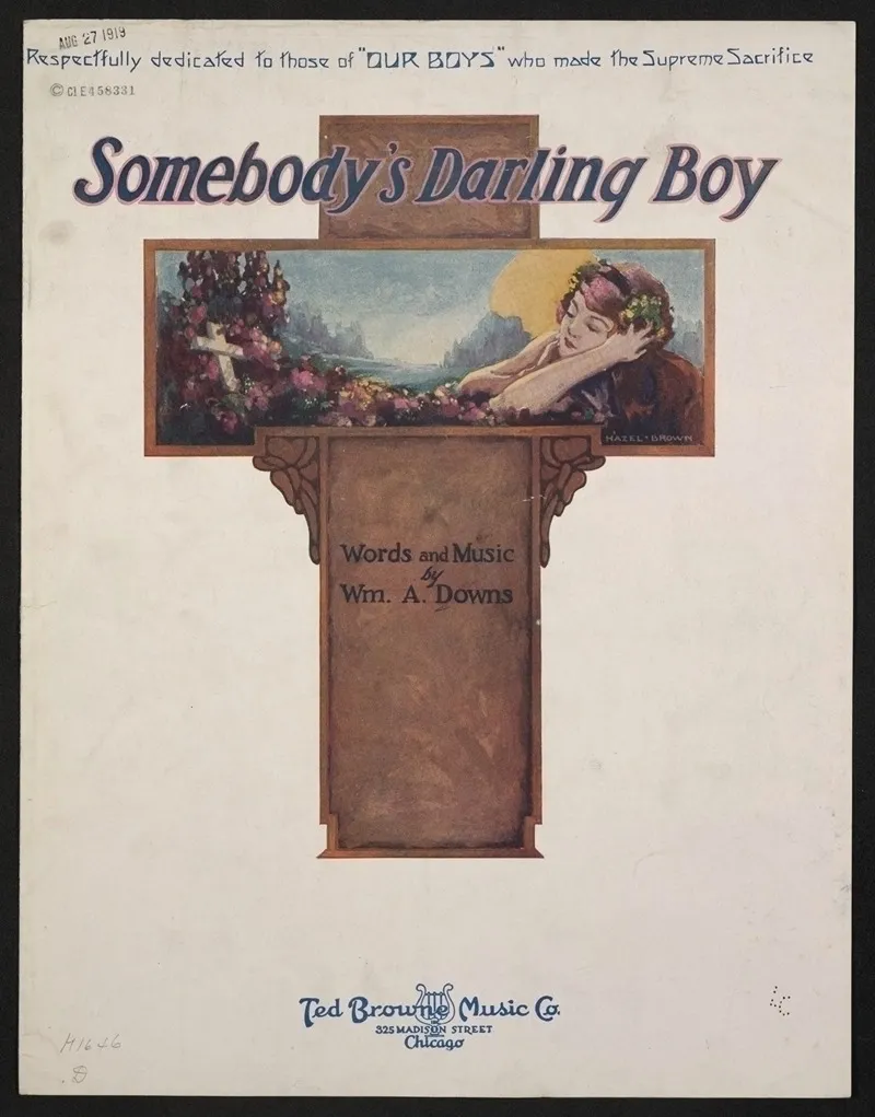 Somebodys Darling Boy Wall Art by Anonymous - High-Resolution Digital Print