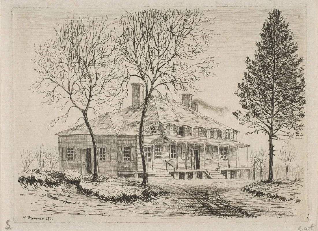 Somerindyck House From Scenes Of Old New York