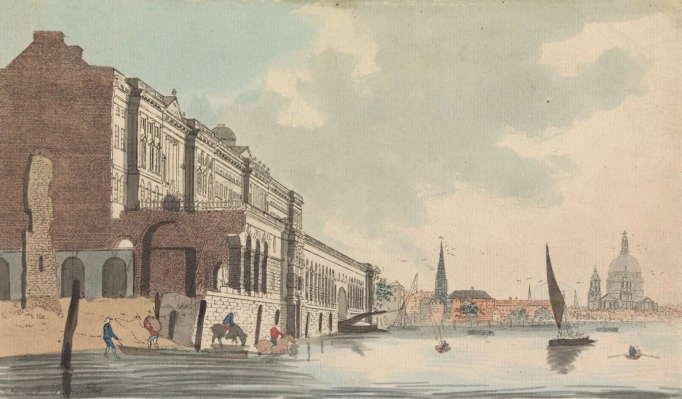 Somerset House And The Adelphi From The River