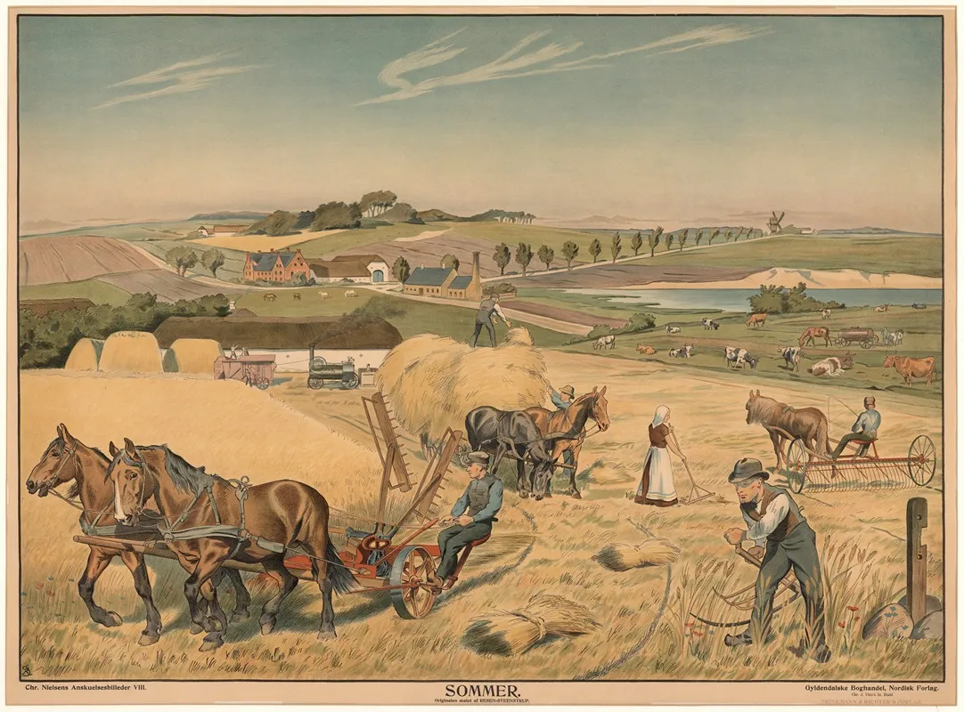 Sommer 5 Wall Art by Johannes Resen Steenstrup - High-Resolution Digital Print