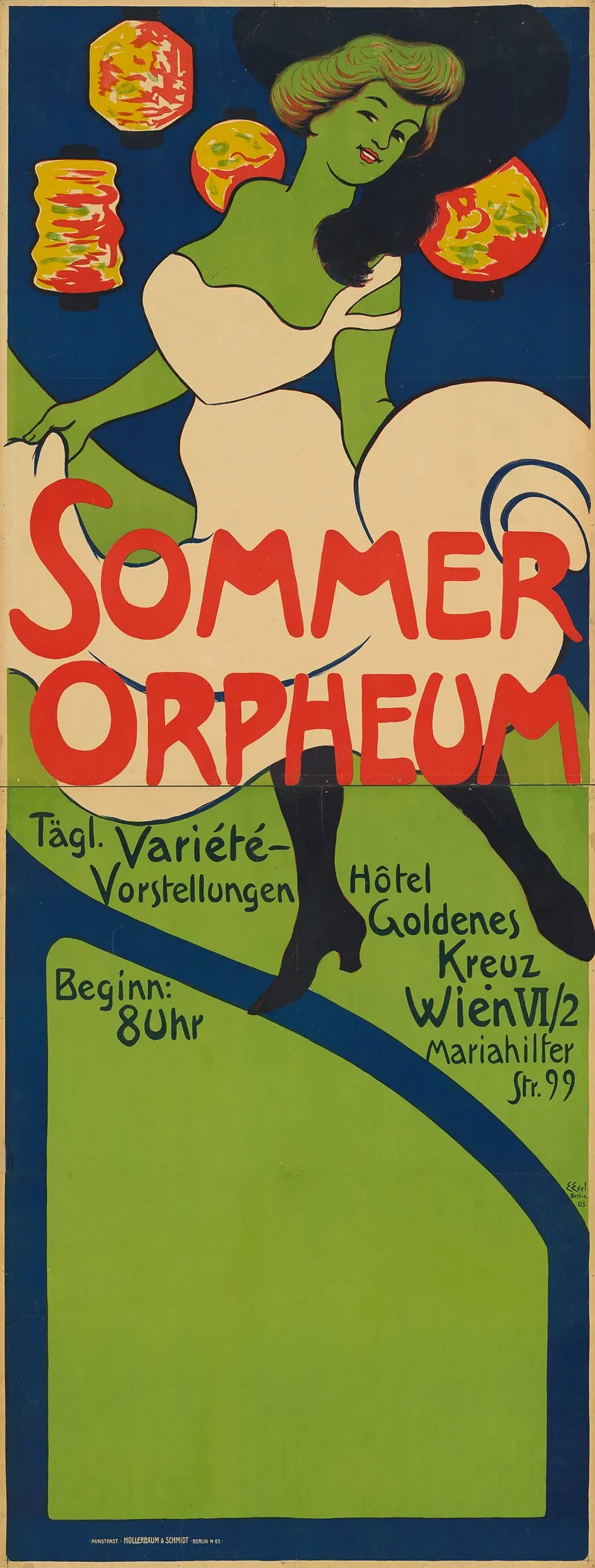Sommer Orpheum Wall Art by Edmund Edel - High-Resolution Digital Print