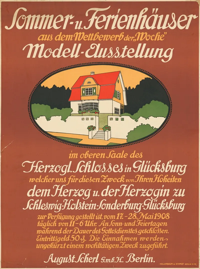 Sommer Und Ferienhauser Aus Dem Wettbewerb Der Woche Modell Ausstellung Wall Art by Joseph Bichlmeier - High-Resolution Digital Print