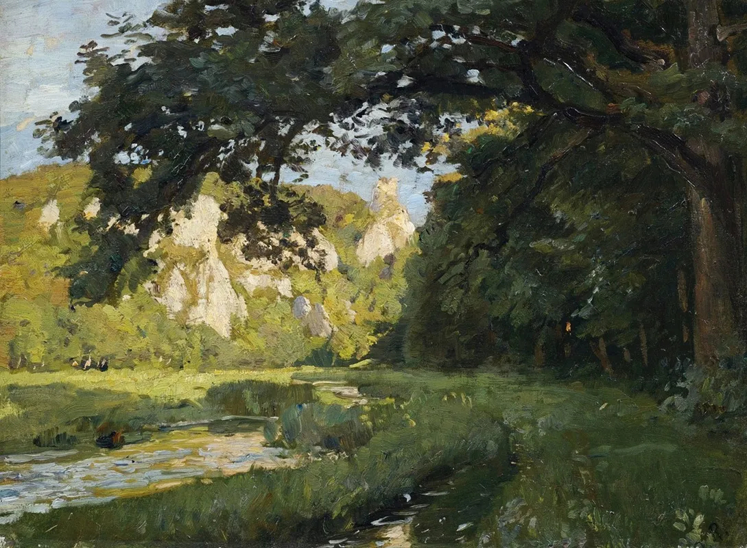 Sommerliche Landschaft Wohl Bei Buttenhausen