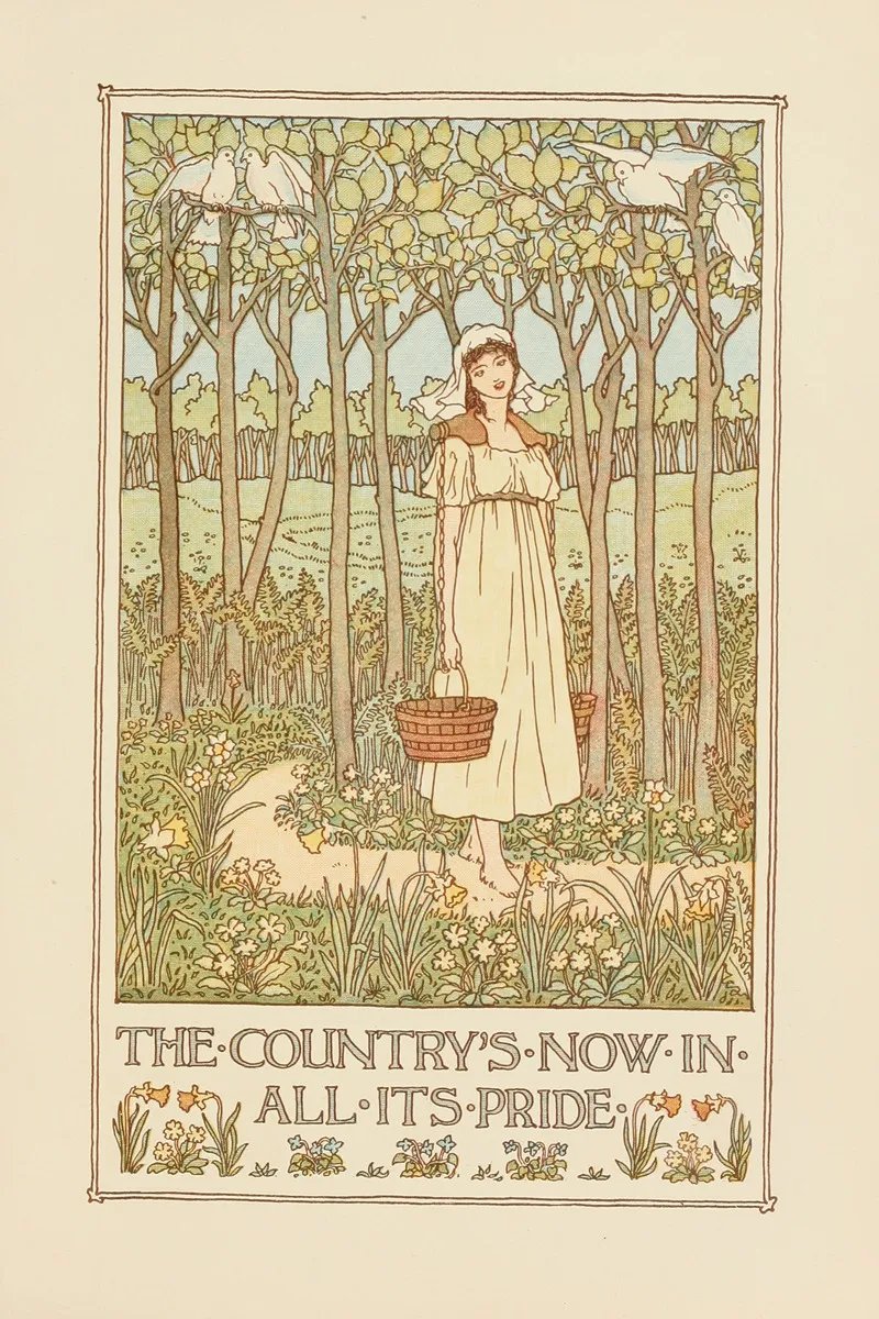 Song Of Spring Wall Art by Francis Donkin Bedford - High-Resolution Digital Print