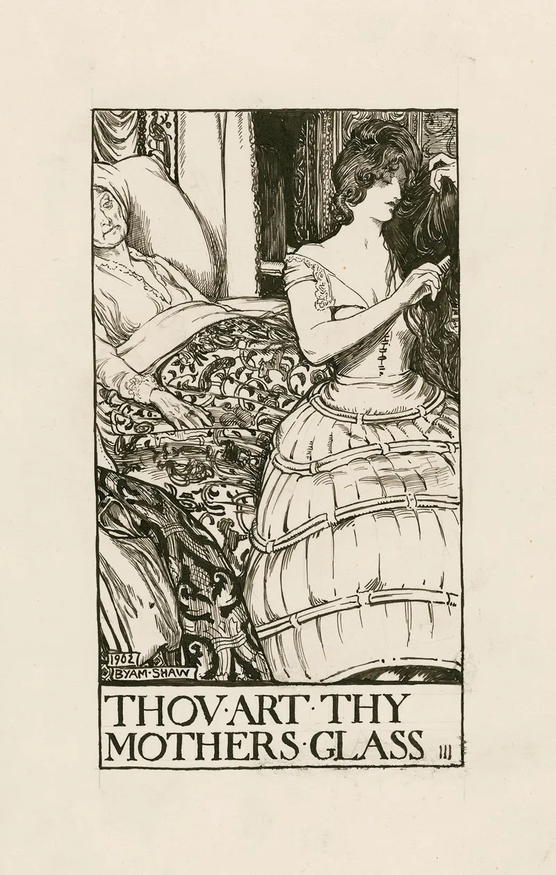 Sonnets Thou Art Thy Mothers Glass Iii